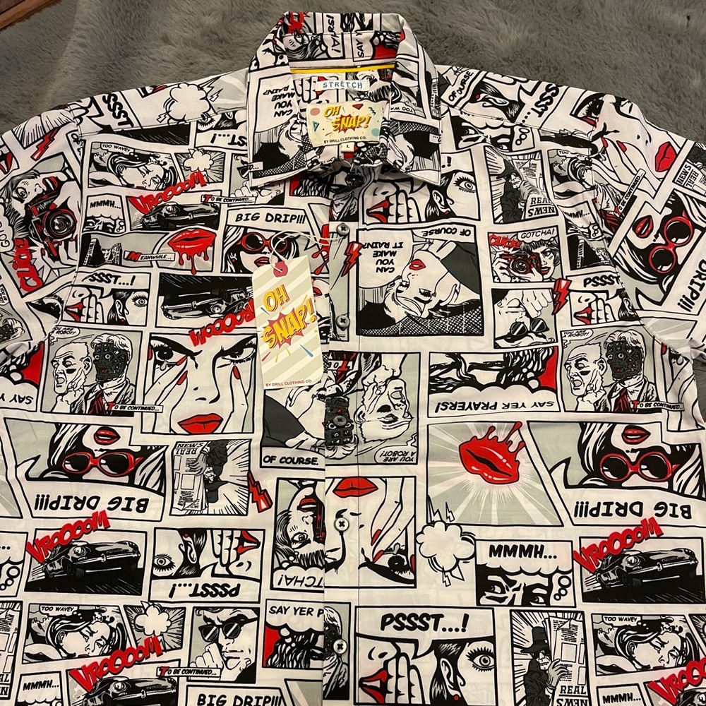 Button Up Comics Print